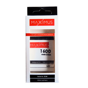 Obrazek Bateria MAXXIMUS Samsung s5830 ACE 1600 mAh EB494358VU
