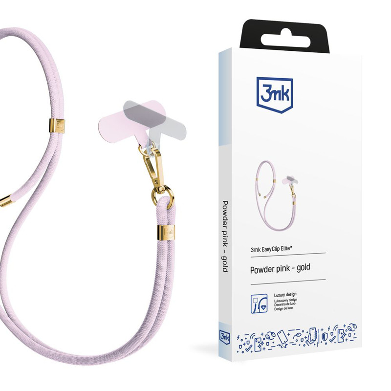 Obrazek 3MK SMYCZ EASYCLIP ELITE POWDER PINK

(GOLD)