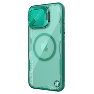 Obrazek NILLKIN ICEBLADE PROP MAGNETIC CASE IPHONE 16 PRO MAX, GREEN / ZIELONY