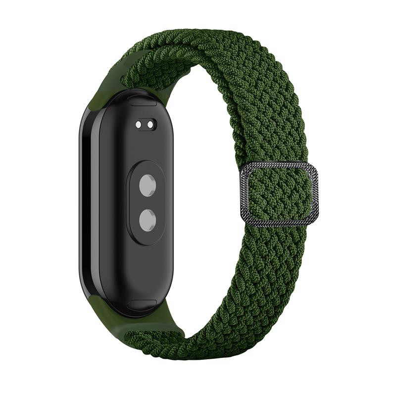 Obrazek Pasek Pleciony Mi Band 9 / M9 / 8 / M8 (5), GREEN / ZIELONY