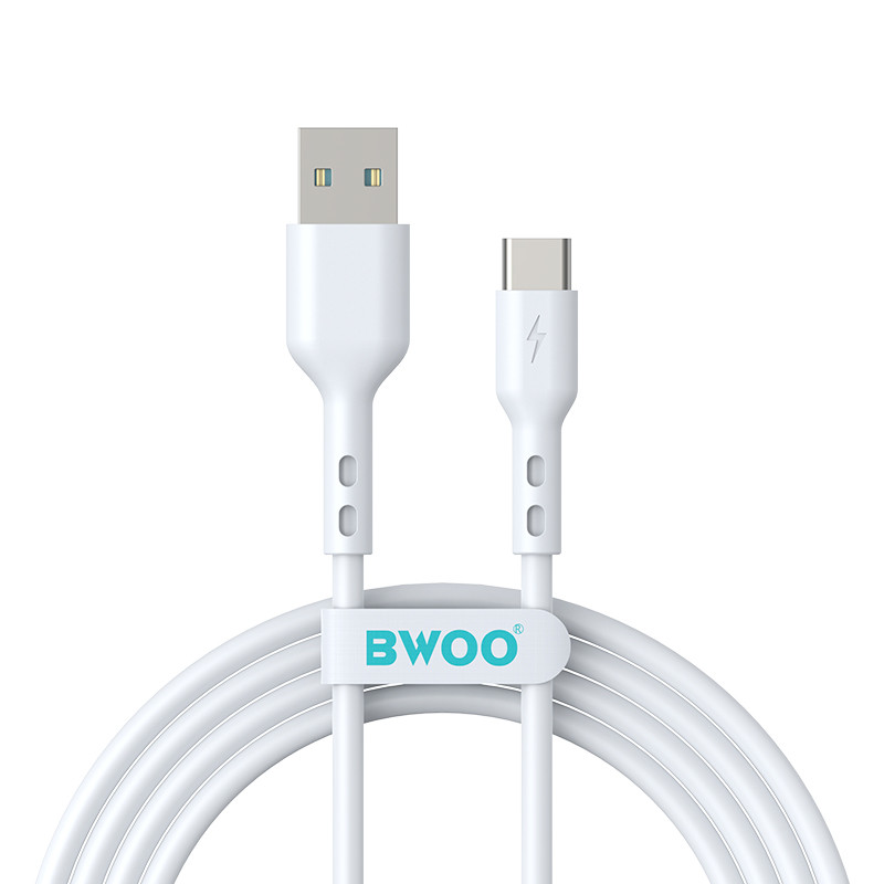 Obrazek BWOO kabel USB - USB-C 2m 3A biały