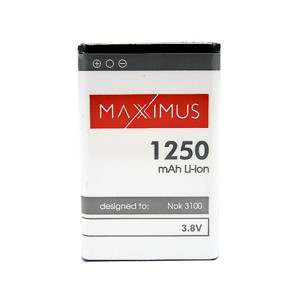Obrazek Bateria MAXXIMUS NOKIA 3100 1250mAh Li-Ion 3650/3100N BL-5C