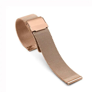 Obrazek Regulowany pasek ze stali nierdzewnej do zegarka/smartwatch 20mm, ROSE GOLD