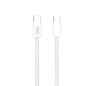 Obrazek XO KABEL NB-Q260B PD USB-C/USB-C 60W BIAŁY 1,5m