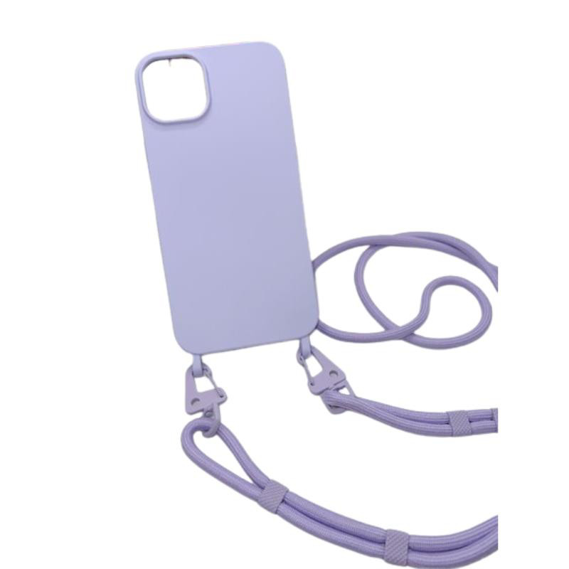 Obrazek Uniwersalna smycz do telefonu / na ramię Hook-07, PURPLE / FIOLETOWY