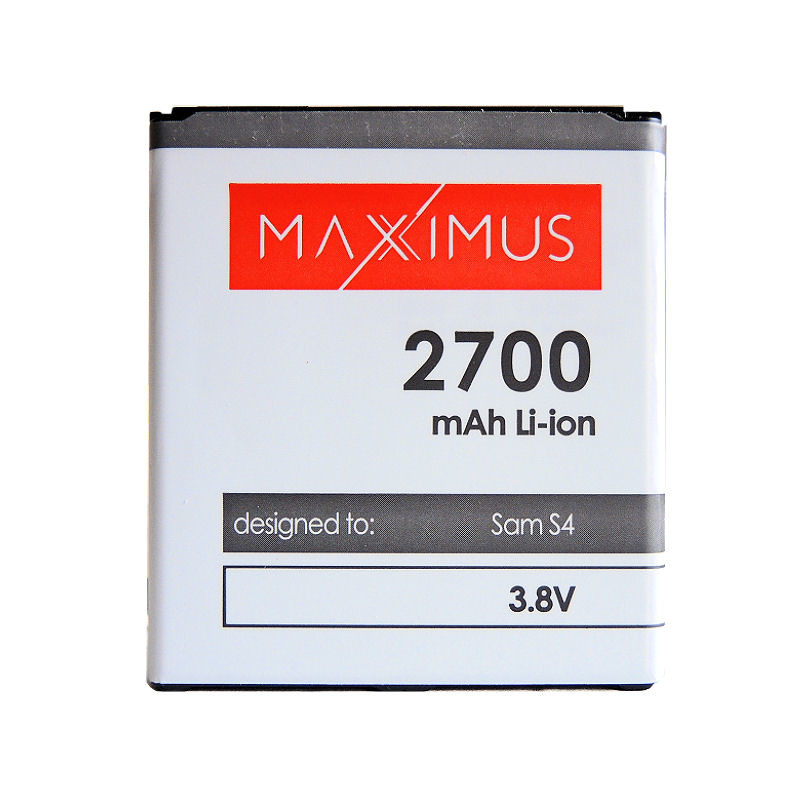 Obrazek Bateria MAXXIMUS Samsung i9500 S4 2700 mAh EB-B600BC