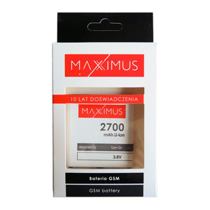 Obrazek Bateria MAXXIMUS Samsung i9500 S4 2700 mAh EB-B600BC