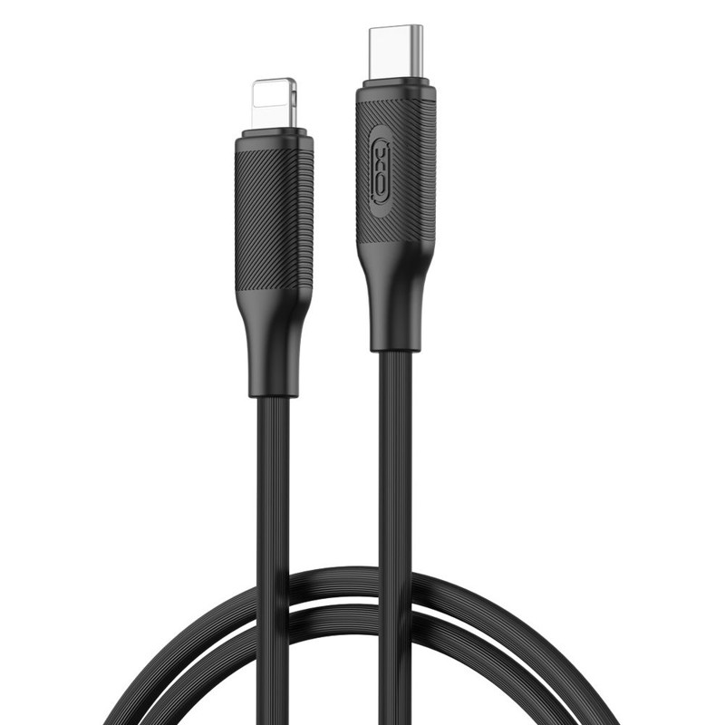 Obrazek XO KABEL NB-Q265A USB-C/LIGHTNING 1m 27W CZARNY