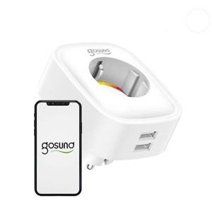 Obrazek INTELIGENTNE GNIAZDKO WIFI GOSUND SP112 2xUSB WHITE