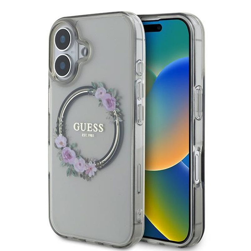 Obrazek GUESS IPHONE 16 FLOWERS WREATH

GUHMP16SHFWFCK CZARNY MAGSAFE