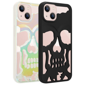 Obrazek ETUI SKULL IPHONE 11 PRO MAX MATT BLACK / CZARNY