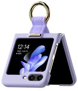 Obrazek Mercury Gold Ring Case Samsung Z Flip6 LILAC PURPLE / FIOLETOWY