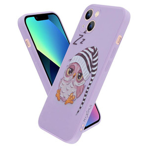 Obrazek MX OWL SLEEPY SAMSUNG A72 4G/5G PURPLE / FIOLETOWY
