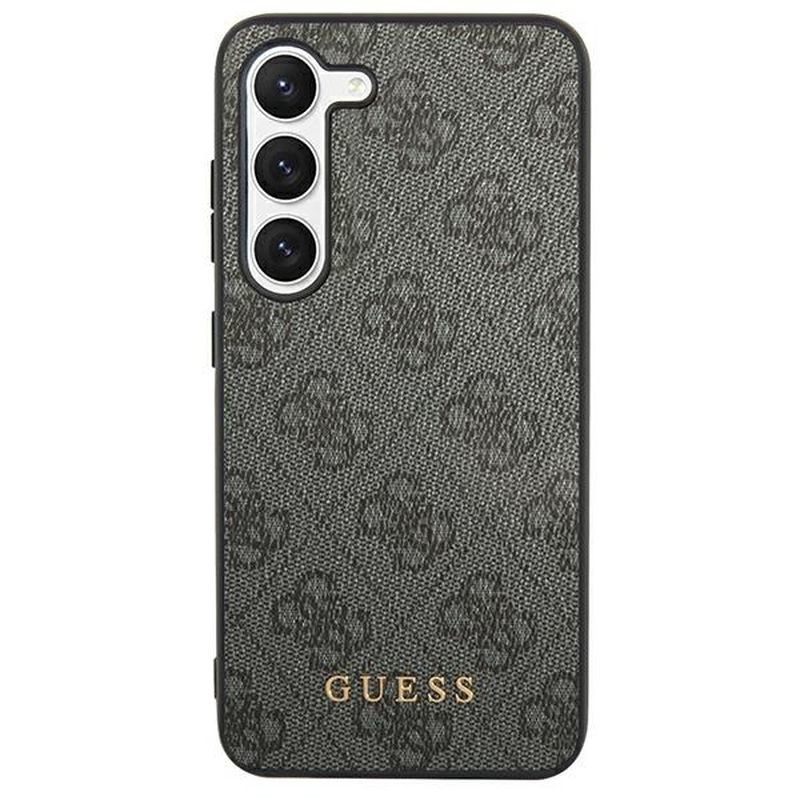 Obrazek GUESS SAMSUNG S24 PLUS GUHCS24MG4GFGR METAL GOLD LOGO BLACK