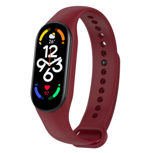 Obrazek Opaska Smart Band M5/M6 BORDOWY / BURGUNDY