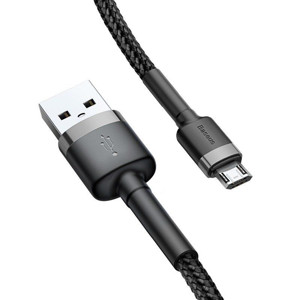 Obrazek KABEL BASEUS CAFULE USB/MICRO USB 2A 3M BLACK/GREY