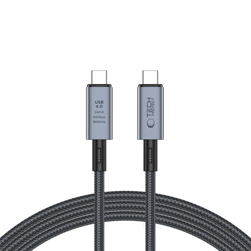 Obrazek TECH-PROTECT KABEL ULTRABOOST MAX  USB

4.0 8K 40GBPS UBS 240W 2M GREY