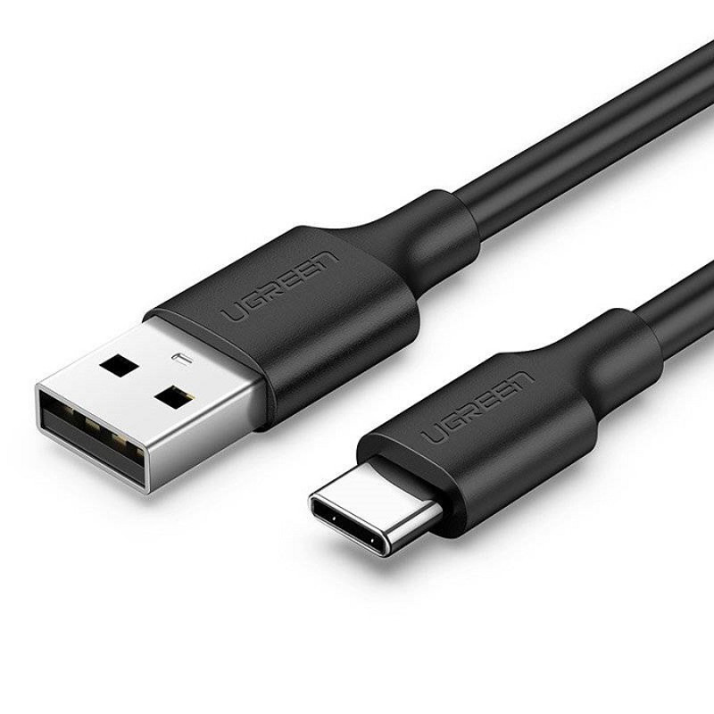 Obrazek Ugreen kabel przewód USB- USB Typ C 2 A 0,5m czarny