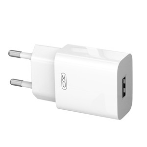 Obrazek XO ładowarka sieciowa L99 1xUSB 2,4A BIAŁA + KABEL USB/USB-C