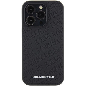 Obrazek KARL LAGERFELD IPHONE 15 PRO MAX QUILTED K PATTERN KLHCP15XPQKPMK BLACK