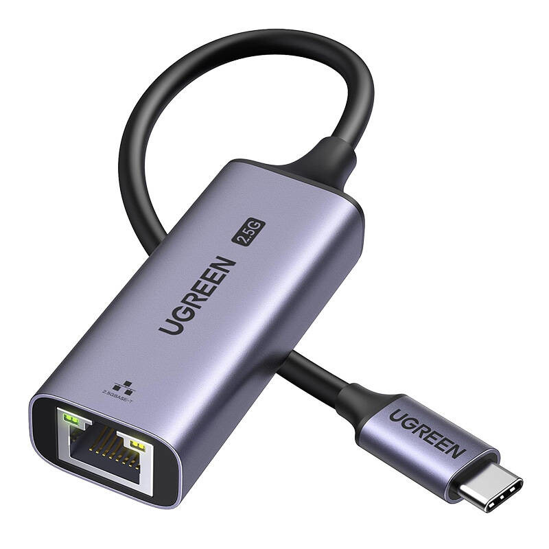 Obrazek Ugreen adapter CM648 USB-C do RJ45

Ethernet 2.5G - szary