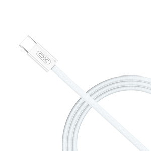 Obrazek XO KABEL NB-Q260B PD USB-C/USB-C 60W BIAŁY 1,5m