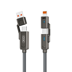 Obrazek XO KABEL NB275 4w1 USB-C+LIGHTNING/USB+

USB-C 60W 1m szary