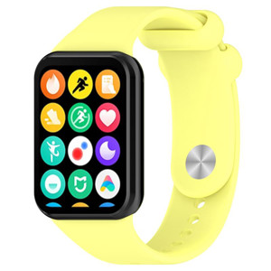 Obrazek Pasek Silikonowy Mi Band 8 Pro / M8 Pro (6), YELLOW / ŻÓŁTY