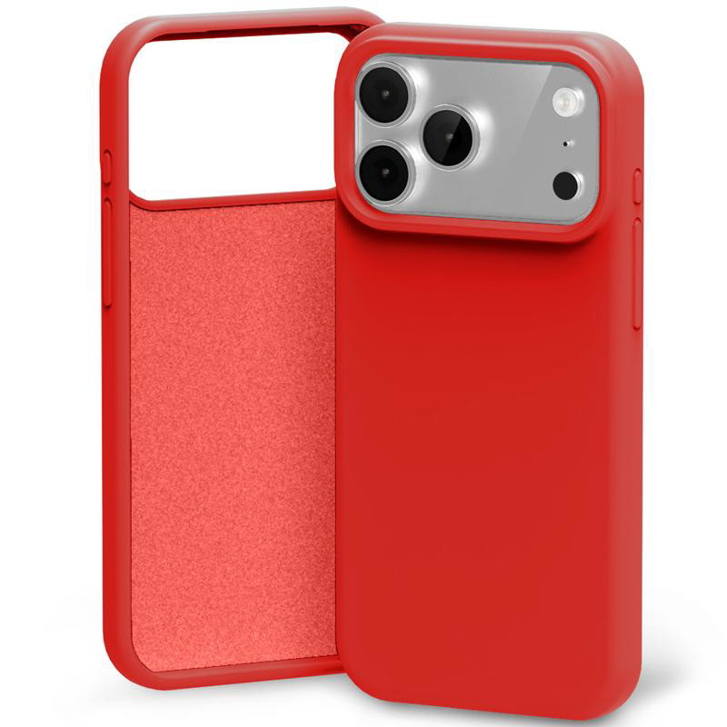 Obrazek Mercury Silicon Case iPhone 17 Pro Max (6.9), RED / CZERWONY