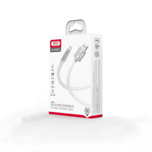 Obrazek XO KABEL NB227 USB-USB-C 1,2m 6A biały