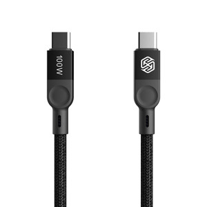 Obrazek NILLKIN DATA CABLE MAGCHARGE TYPE C-TYPE C PD 100W, BLACK / CZARNY