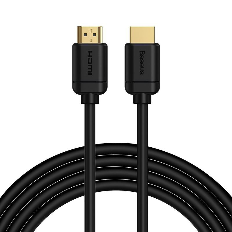 Obrazek KABEL BASEUS HDMI 2.0 4K 60Hz 3D HDR 18Gbps 3M BLACK