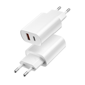 Obrazek WIWU Ładowarka Sieciowa Wi-U002 PD + QC 20W 1x USB 1x USB-C biały