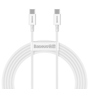 Obrazek KABEL BASEUS SUPERIOR USB-C/USB-C 100W 2M