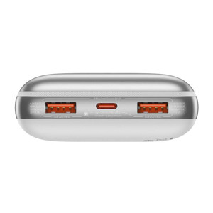 Obrazek POWERBANK BASEUS BIPOW PRO 2xUSB/2xUSB-C 20000mAh 22.5W BIAŁY/WHITE