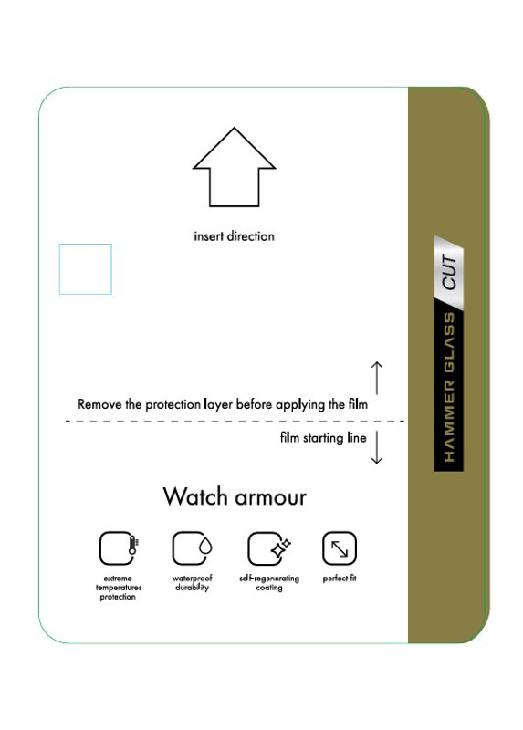Obrazek HAMMER GLASS FOLIA WATCH ARMOUR 5szt