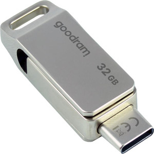 Obrazek PenDrive 3.2 GOODRAM ODA3 SILVER 32GB TYPE-A + TYPE-C