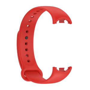 Obrazek Pasek Silikonowy Mi Band 10 / M10 / 9 / M9 / 8 / M8 (6), RED / CZERWONY