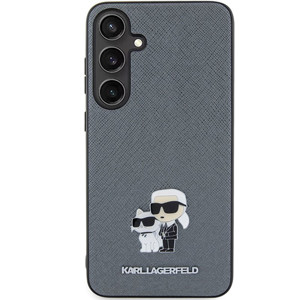 Obrazek KARL LAGERFELD Samsung S24 SAFFIANO KC PIN KLHCS24SPSAKCMPG GREY