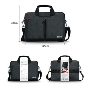 Obrazek yesido WB48 Torba na Laptopa 16 Cali

(Wodoodporna), BLACK / CZARNY