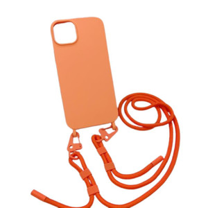 Obrazek Uniwersalna smycz do telefonu / na ramię Hook-07, ORANGE / POMARAŃCZOWY