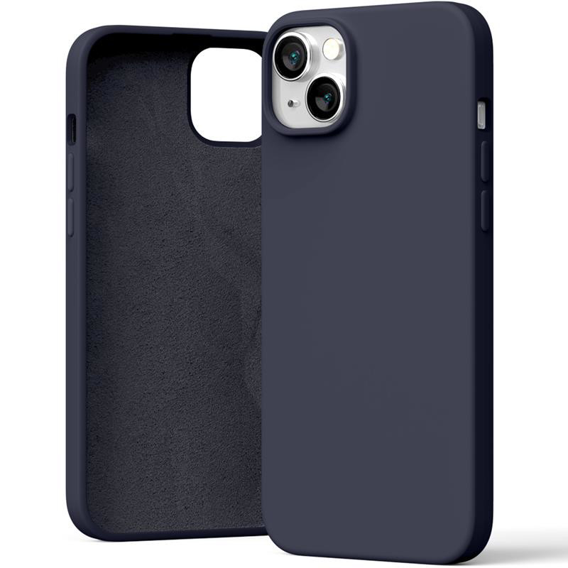 Obrazek MERCURY SILICONE CASE IPHONE 15 PLUS (6.7), NAVY / GRANATOWY