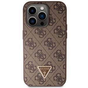 Obrazek GUESS IPHONE 15 PRO MAX CROSSBODY METAL GUHCP15XP4TDSCPW BROWN