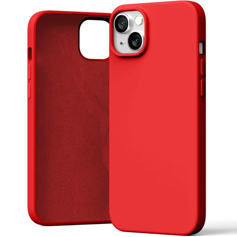 Obrazek MERCURY SILICONE CASE IPHONE 15 PLUS (6.7), RED / CZERWONY