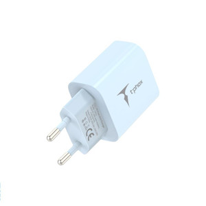 Obrazek Ładowarka sieciowa T-PHOX MODERATE SERIES T-PP11 20W + KABEL USB-C/USB-C 60W BLUE