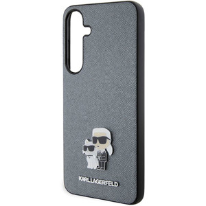 Obrazek KARL LAGERFELD Samsung S24 SAFFIANO KC PIN KLHCS24SPSAKCMPG GREY