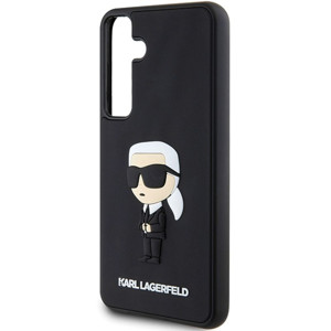 Obrazek KARL LAGERFELD Samsung S24+ RUBBER IKONIK KLHCS24M3DRKINK BLACK