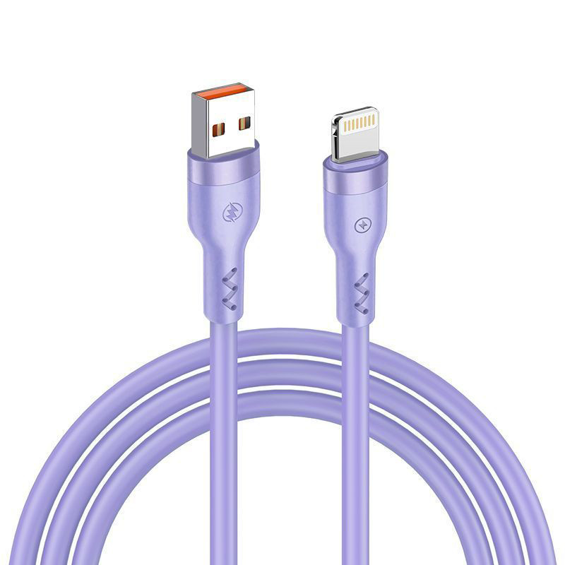 Obrazek KABEL T-PHOX BOLD USB/LIGHTNING 3A PURPLE