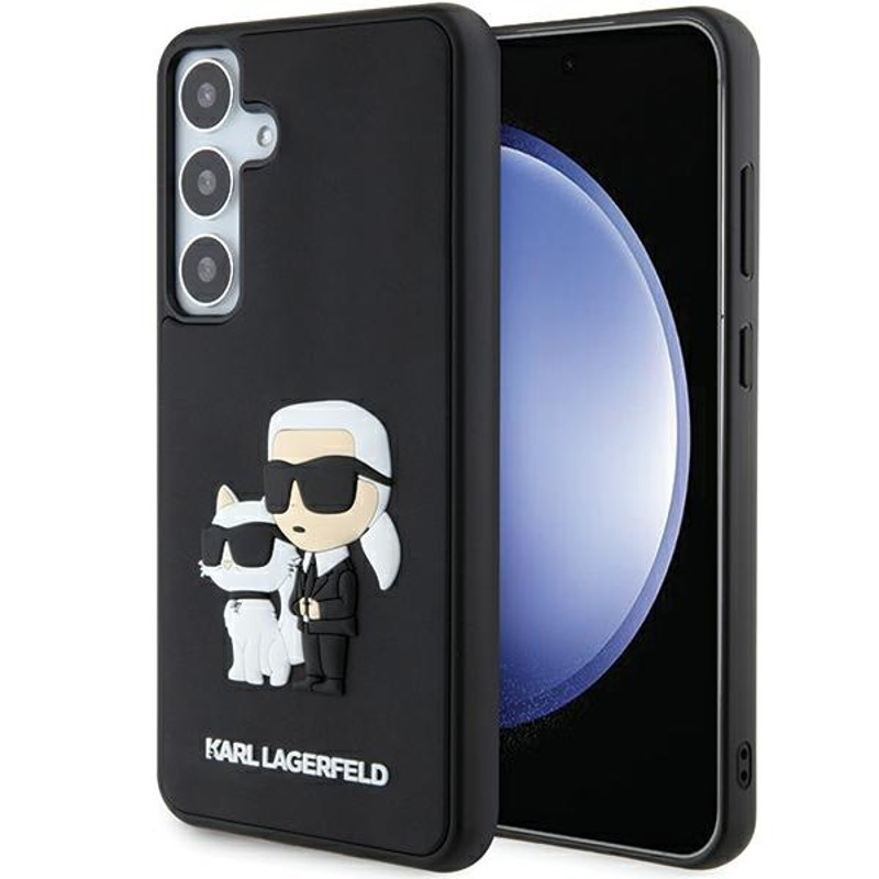 Obrazek KARL LAGERFELD Samsung S24+ RUBBER KC NFT KLHCS24M3DRKCNK BLACK