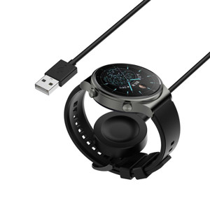 Obrazek MAGNETYCZNY KABEL DO ŁADOWANIA HUAWEI WATCH, BLACK / CZARNY